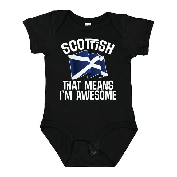 Inktastic Scottish Pride Scotland Flag Boys or Girls Baby Bodysuit