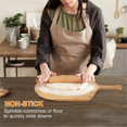 thumbnail image 1 of 12 Inch Pizza Peel, Double-Sided Use Pizza Cutting Board with 8 Slice Grooves for Pizza, Bread, Cheese, 1 of 7