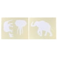 thumbnail image 2 of Elephant Stencils -2 pc Set-Mylar 14mil - Painting/Crafts/Templates, 2 of 3