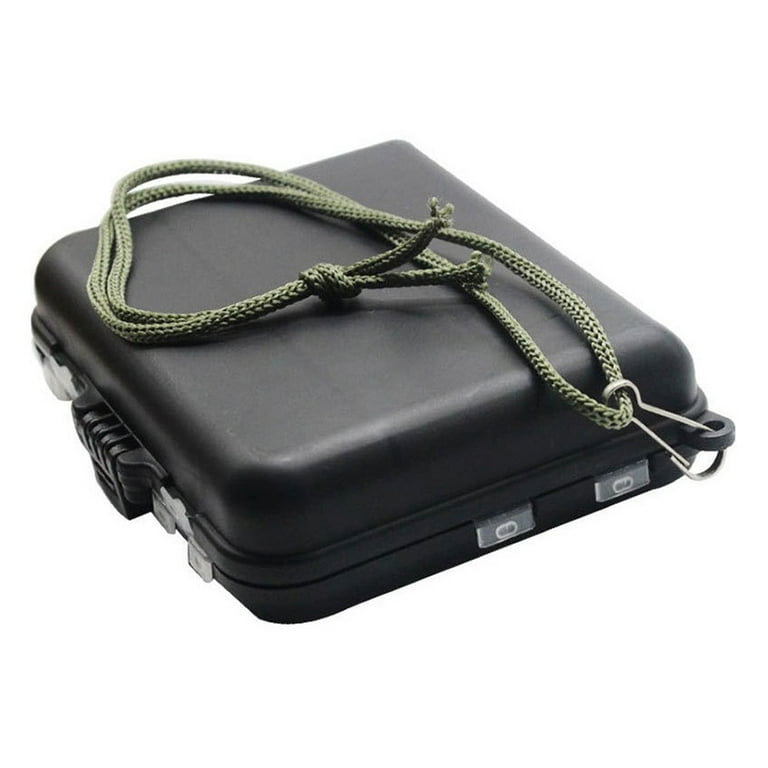 Yannee Black Fishing Box PVC Material Detachable Lure Accessory Box