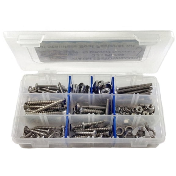 StainlessTown Stainless Steel Boat Repair Assort Kit K18BOAT