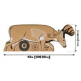 thumbnail image 3 of Ez Aim Cardboard Deer Shooting Target, Folded, 3 of 6