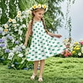 thumbnail image 2 of FamilyThread Girls Polka Dot Sleeveless Dresses Spaghetti Strap Summer Swing Twirly Sundress A-Line Dress For 4-14Y, 2 of 7