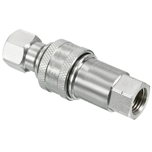 Unique Bargains Hydraulic Quick Connect Coupler M14x1.5mm Female Thread Pipe Fitting, 1 Set