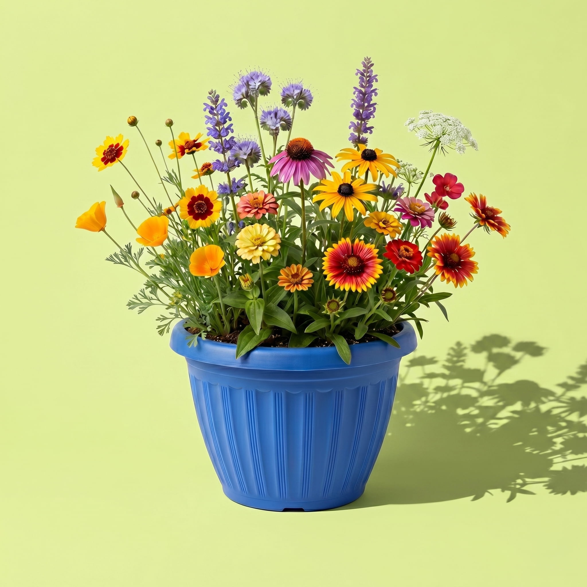 Chaos Garden 3-Pack Flower Grow Kit with Wildflower Seeds & Pots