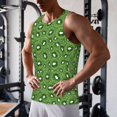 thumbnail image 5 of Salouo Kiwi Fruit for Men's Tank Tops,Sleeveless Muscle Shirts for Men Quick Dry Workout Tank Top Gym Muscle Tee Fitness Bodybuilding Sleeveless T Shirt-X-Large, 5 of 7