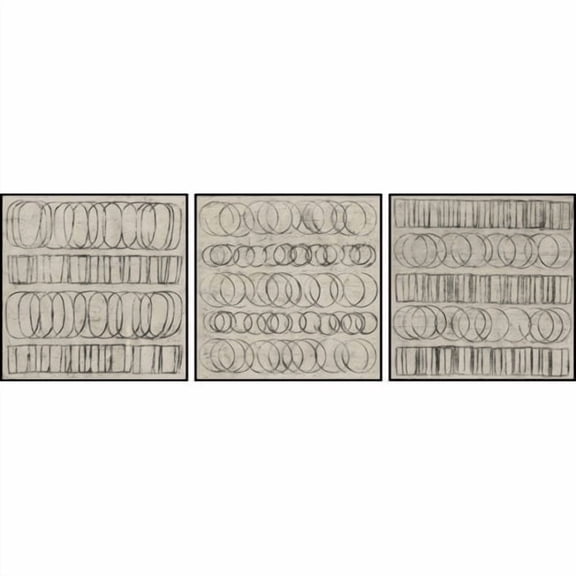 Marmont Hill Linked Shapes Triptych