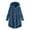 Blue, variant on Winter Clearance 2023 Winter Coats for Women Plus Size Plus Size Button Plush Tops Hooded Loose Cardigan Wool Coat Winter Jacket