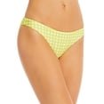 thumbnail image 2 of Peixoto Womens Bella Gingham Low-Rise Swim Bottom Separates, 2 of 2