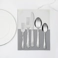 thumbnail image 2 of Mainstays Swirl 48 Piece Stainless Steel Flatware Set with Organizer Silver, 2 of 7