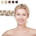 thumbnail image 5 of Buy 2 Hollywood Hair Flat Braid headband and get 1 Free - Bold Black, 5 of 6