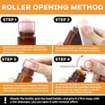 thumbnail image 7 of ACDANC 1Oz Rose Quartz Roller Bottle for Essential Oils Perfume Skincare Diy,Refillable Leak-Proof Amber Glass Roll on Bottle Empty Deodorant Containers with Gold Cap, 7 of 7
