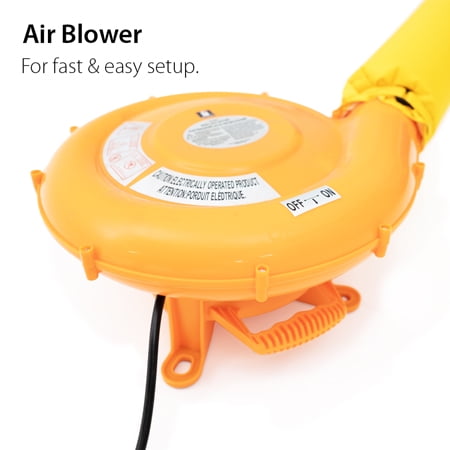 my first jump n slide with ball pit