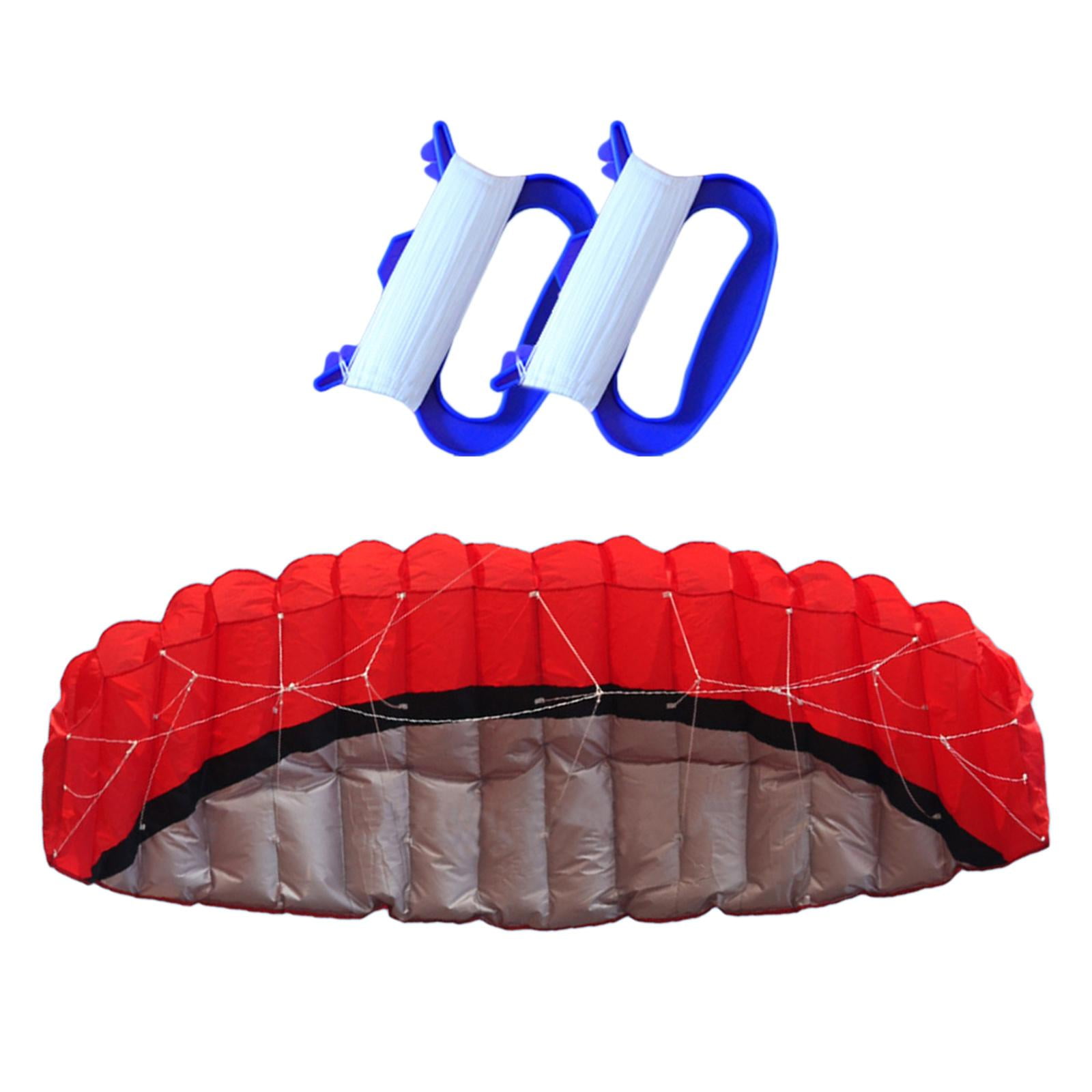 DimyFew 2.5 Line Kite, Seaside Beach Surfboard Flying Sport Parachute urfing Trainer Fly Red