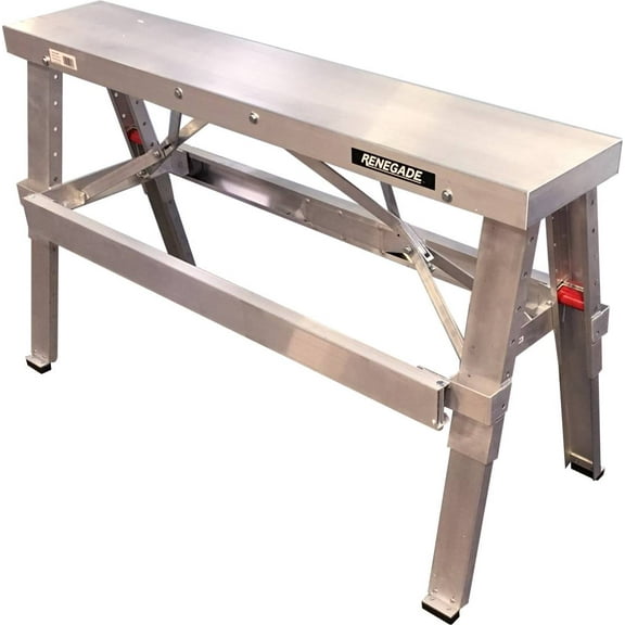 Drywall Bench Adjustable Height 18"- 30" by Renegade- Professional Quality