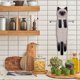 thumbnail image 4 of Toallas absorbentes con forma de gato, toalla de animales lindos, toallas de mano para cocina y baño (gato siamés) JAMW Sencillez, 4 of 5