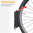 thumbnail image 5 of Swivel Bike Wall Mount (2 Pack) - Dual Vertical Bike Rack for Garage, Heavy Duty Bicycle Hanger for 2 Bikes, Space-Saving Wall Storage System for MTB, Road & E-Bikes, Holds 66 lbs Each, 5 of 8