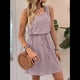 thumbnail image 5 of Vestido Mini con Cordón Texturizado y Calado para Mujer, Rosa, , XXL, 5 of 7