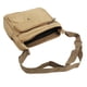 thumbnail image 2 of Bolso bandolera de lona Color caqui suave antidesgaste correa ajustable bolsillos laterales delanteros bolso Hobo grande para viaje escolar, 2 of 10