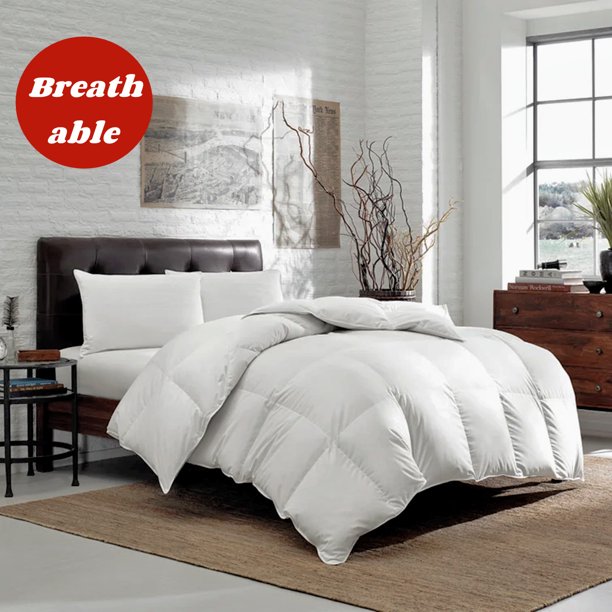 VOUA California King Size 4DSpiral Comforter Cooling Soft Quilted Down