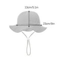thumbnail image 3 of Fengyings Baby Sun Hat Toddler Protective Bucket hat Nice Beach hat for Baby Girl boy Adjustable Cap, 3 of 4