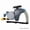 GRAY, variant on Double Dog Leash, Tangle-Free Retractable Dual Dog Leash For 2 Dogs, 360° Swivel With Individual Brake, Hands-Free Waist Belt With LED Light For Small Medium Dogs Under 50 Lbs Each
