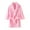 Pink, variant on Toddler Bath Robe Kids Toddler Cartoon Hooded Plush Robe Animal Pajamas Fleece Bathrobe Children Sleepwear Light Pink Size,4-5 Years