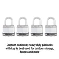 thumbnail image 2 of Padlock Master Lock M1XQ Magnum Heavy Duty, paquete de 4 unidades con llave, 2 of 6