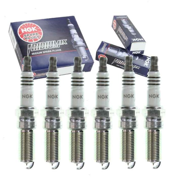 6 pc NGK Iridium IX Spark Plugs compatible with Cadillac XTS 3.6L V6 2013-2019