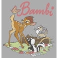thumbnail image 2 of Boy's Bambi Flower, Thumper and a Butterfly Graphic Tee Athletic Heather X Large, 2 of 5