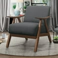 thumbnail image 5 of Topline Home Furnishings Grey Accent Chair, 5 of 5