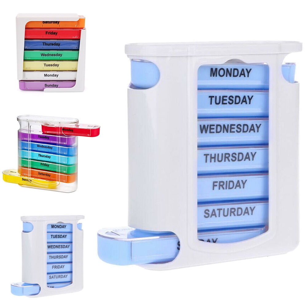 Yipa Weekly Pill Organizer, Four TimesaDay, 1 Dispenser with