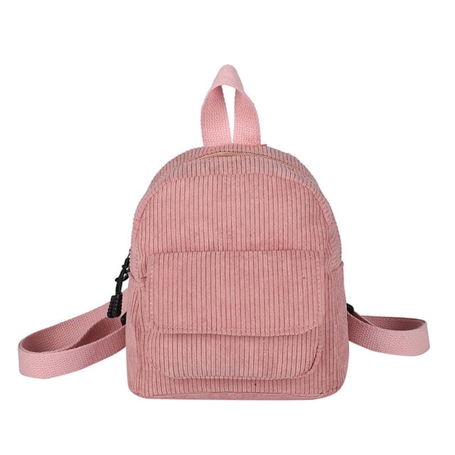 weibbin Personalized Backpack Corduroy Hand Embroidered Rope Embroidered Crochet Bag Backpack for Daily Use Cotton
