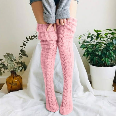 

XINKAIRUN Socks Christmas Women Cotton Socks Print Thicker Floor Socks Carpet Socks Pink
