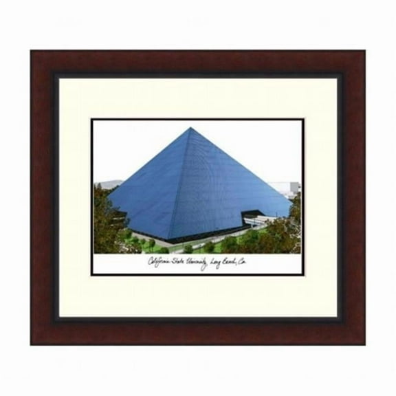 Campusimages CA923LR Cal State Long Beach Legacy Alumnus Framed Lithogrpah