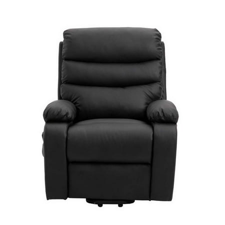 Homegear PU Leather Power Lift Electric Recliner Chair with Massage, Heat and Vibration with Remote