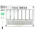 thumbnail image 1 of 1 Set Acrylic Dry Erase Board Clear Memo Board Hanging Display Board Weekly Planner Board, 1 of 7