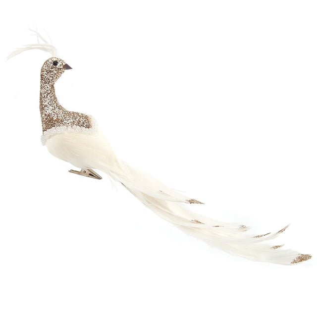 Brillo simulación pavo real modelo plumas artificiales pájaro hogar jardín decoración Tmvgtek Oficina Multiescena Multifunción