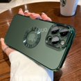 thumbnail image 1 of Funda transparente chapada de lujo para IPhone, 15, 14, 13, 12, 11 Pro Max, X, XS, XR, 7, 8 Plus, SE 2020, Protector de lente completo, cubierta suave, 1 of 4