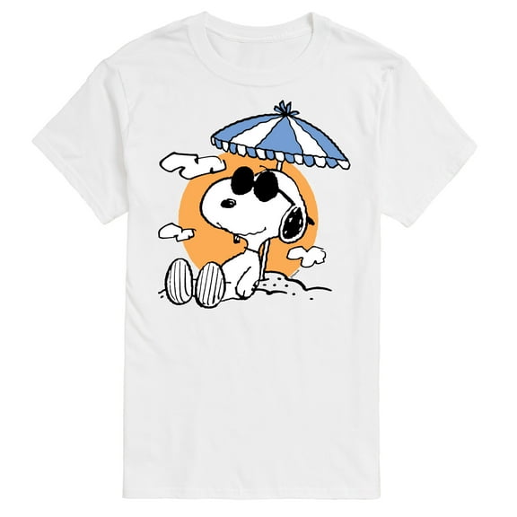 Peanuts - Snoopy's Beach Day - Men's Short Sleeve Graphic T-Shirt