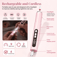 thumbnail image 3 of Morovan 2-in-1 Cordless Nail Drill & UV Lamp Kit,All-in-One Portable Set for Acrylic, Gel & Dip Nails, Home Salon & Travel Manicure, 3 of 9