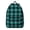 Blue and Black, variant on Purple and Black Checkered Pattern Backpack for School, Cute School Bag with Adjustable Shoulder Straps and Padded Back, 15.7"x11.8"x5.5"
