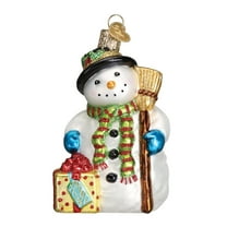 Old World Christmas Gleeful Snowman Ornaments Glass Blown Ornaments for Christmas Tree