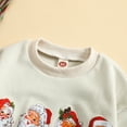 Baby Boy Girl Christmas Outfits Santa Baby Sweatshirt Romper Long