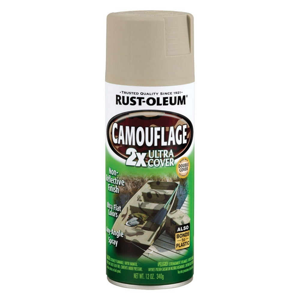RustOleum Specialty Ultra Flat Sand Camouflage Spray Paint 12 oz