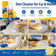 thumbnail image 5 of 2PCS Multi-Purpose Foam Cleaner Spray, 150ml Lemon Scent Multi-Enzyme Cleaner Kit with Sponge & Cloth, Car Interior Cleaner for Seats, Sofa, Shoes, Fabric, Leather & Household Surfaces, 5 of 7