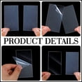 thumbnail image 6 of 50Pcs Clear Acrylic Place Cards Acrylic Name Cards Table Number Card Blank Seating Chart Cards for Wedding DIY Banquet - Rectangular Style, 6 of 7