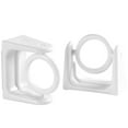 thumbnail image 1 of 2pcs Bathroom Curtain Rod Brackets Rod Racks Shower Curtain Accessories, 1 of 8