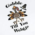 thumbnail image 2 of CafePress - Gobble Wabble Thanksgiving Infant Bodysuit - Baby Light Bodysuit, Size Newborn - 24 Months, 2 of 4