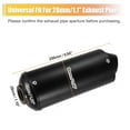 thumbnail image 4 of Unique Bargains 1 Set Muffler Exhaust Pipe System Assembly Kit 28mm for Motorbike ATV Pit Dirt Bike Black, 4 of 6